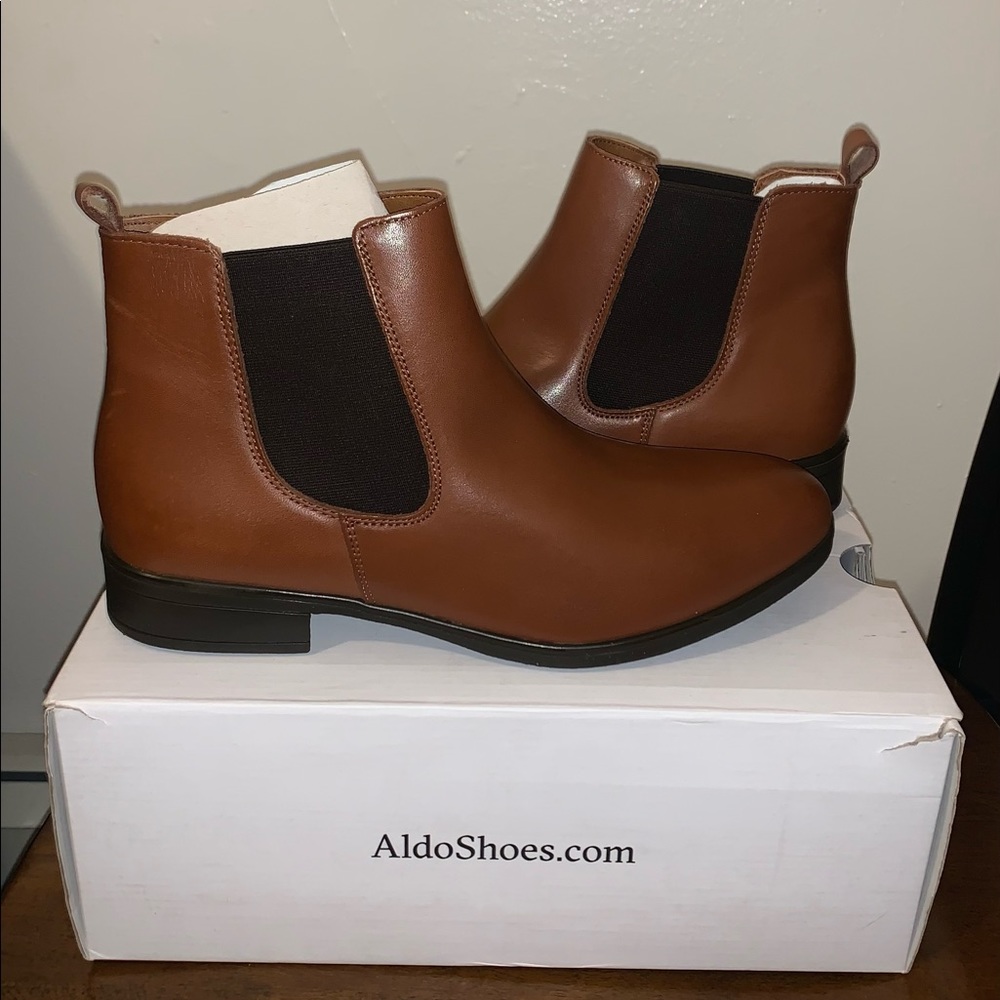 ALDO WICOENI Ankle Boot - Cognac Women’s Size 9